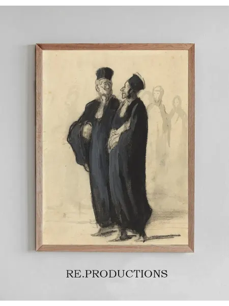 Re.productions Постер Two Lawyers II - Honoré Daumier