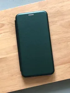 Чехол-книжка для Honor 20 Pro (YAL-L41) / чехол Книга на Хонор 20 Про, гладкая кожа, противоударный плотный, зеленый