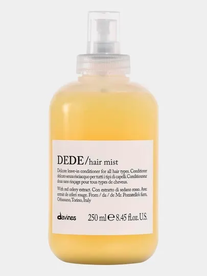 Спрей-кондиционер для волос Davines Dede Hair Mist, деликатный, несмываемый, 250 мл