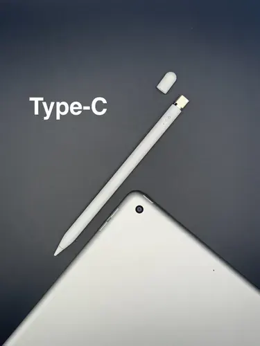 Стилус для iPad от 2018 года с зарядкой Type-C от iPad и кабеля, с боковой кнопкой, активный ZARMARKET_SFN16 версия РФ 2026