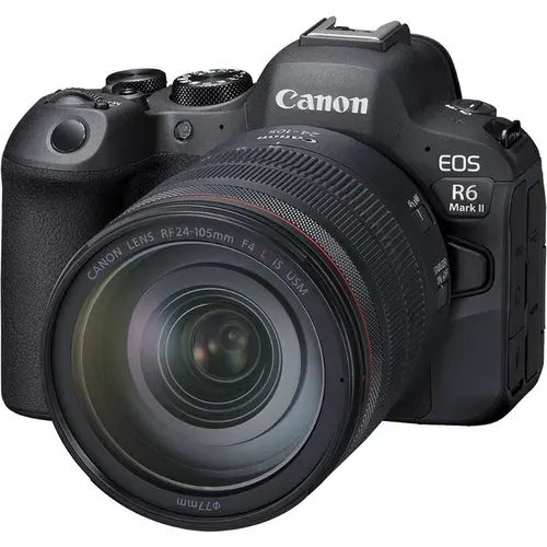Беззеркальный фотоаппарат Cаnon EOS R6 Mark II Kit RF 24-105mm f/4L IS USM, черный