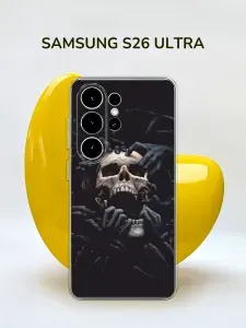 Силиконовый чехол на Samsung S26 Ultra / Самсунг С26 Ультра "Череп 29"