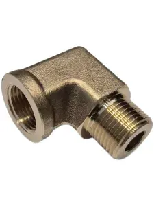 Уголок высокого давления 3/8Fх3/8М, 350 bar, латунь.