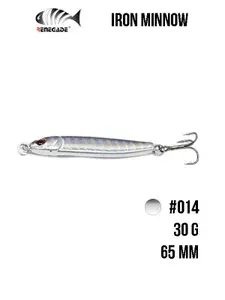 Блесна колеблющаяся Renegade Iron Minnow 65mm 30g