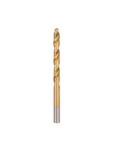 Сверло по металлу 8.6 мм NORGAU Industrial спиральное из быстрорежущей HSS/TIN стали, DIN 338
