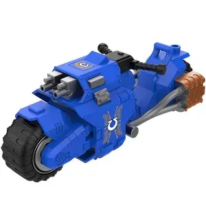 Фигурка Warhammer 40k, Атакующий мотоцикл Ультрамаринов, конструктор