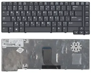 Клавиатура для ноутбуков HP Compaq 8510p, 8510, 8510w Series, p/n: 9J.N828.D0R, 451020-001, 451020-251, русская, черная без указателя