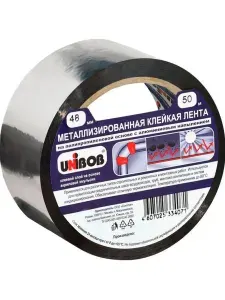 Клейкая лента металлизированная 48мм х 50м UNIBOB