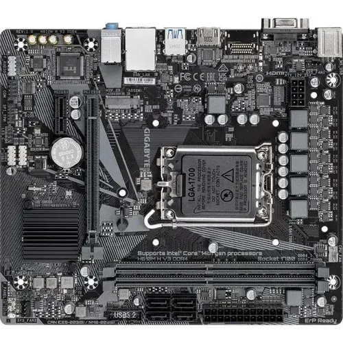 Материнская плата Gigabyte H610M H V3 DDR4, LGA1700, Intel H610, Micro-ATX, RTL (H610M H V3 DDR4)