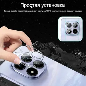 Защитное стекло для камеры телефона Xiaomi POCO M8 5G