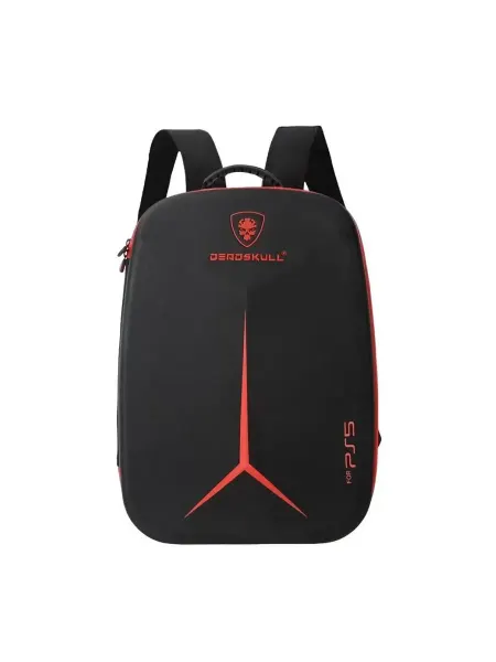 ИгроРай Рюкзак для консоли и геймпадов PS5 DeadSkull Black-Red
