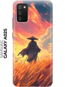 Силиконовый чехол на Samsung Galaxy A02s с принтом "Ронин"