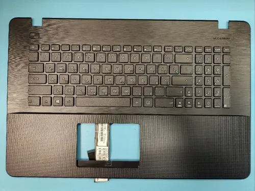 Топкейс с клавиатурой для ноутбука Asus X751 X751LB X751LJ X751MA X751L X751LD X751LAV X751M черная, черная верхняя панель в сборе