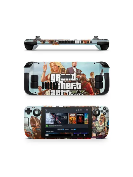 Наклейки GTA V на игровую приставку Steam Deck