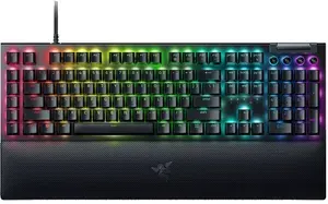 Razer BlackWidow V4 Yellow switch Проводная механическая игровая клавиатура, русская раскладка, черная Уцененный товар