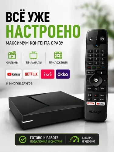 ТВ-приставка HD BOX Z12Pro MAX, приставка смарт тв wi fi, андроид, медиаплеер