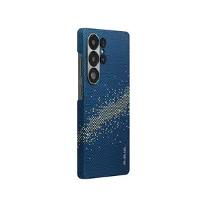 Чехол PITAKA на Samsung Galaxy S25 Ultra Tactile Woven Case (Milky Way Galaxy)