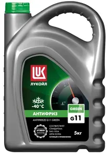 Антифриз ЛУКОЙЛ G11 GREEN (зеленый) 5 кг