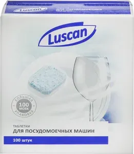 Таблетки для посудомоечных машин Luscan Optima (100 штук в упаковке)