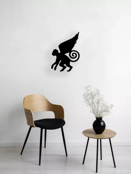 Light Decor Shop Летающая обезьяна панно