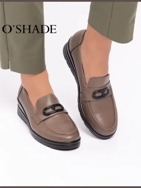 Туфли офисные женские на танкетке O`SHADE