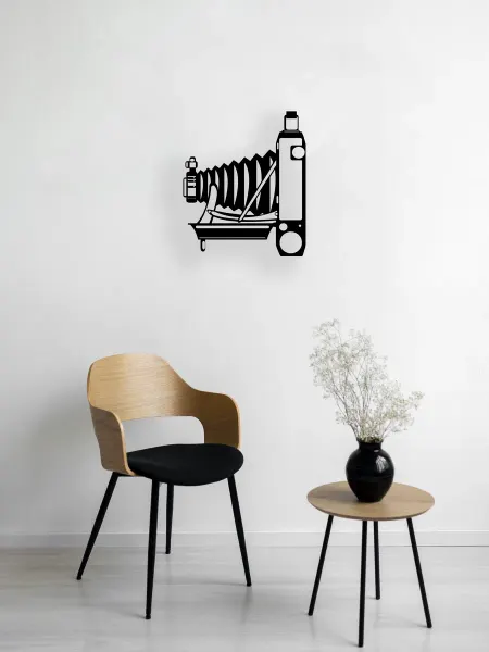 Light Decor Shop Винтажная камера, фотоаппарат панно