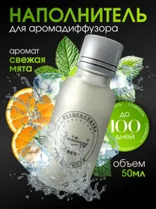 Ароматизатор автомобильный, Свежая мята 50мл, 50 мл