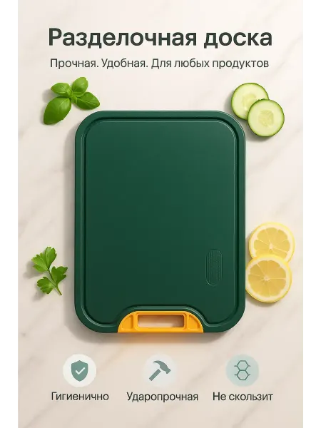 Ded Moroz доска разделочная кухонная пластиковая