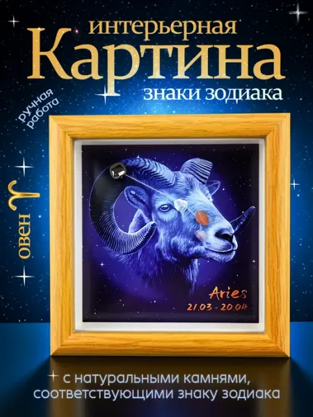 Картина интерьерная Знаки зодиака Овен Pixoro
