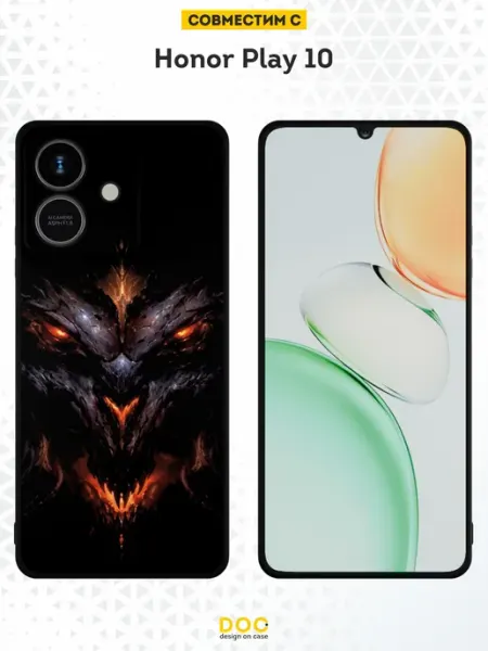 Чехол на Honor Play 10 с принтом Diablo DesignOnCase