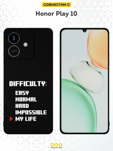 Чехол на Honor Play 10 с принтом Игра DesignOnCase