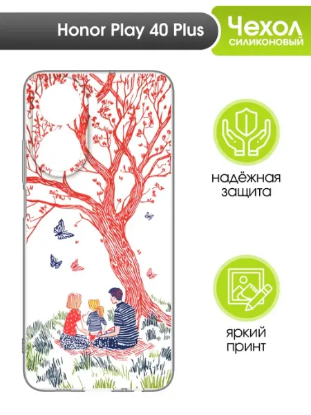 Чехол прозрачный для Honor Play 40 Plus Mobi711