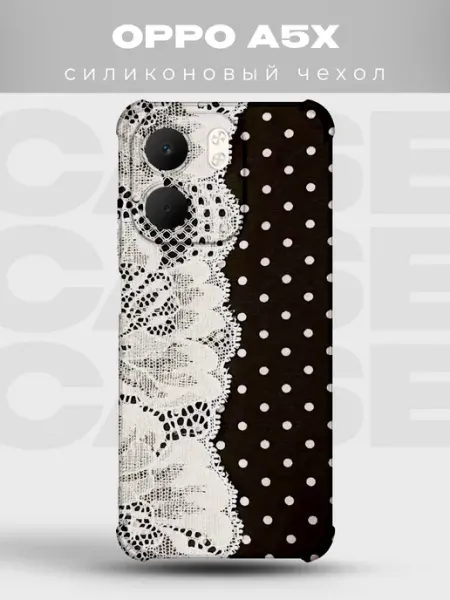 Чехол на Oppo A5X в горошек Polka Dot PRINTberries