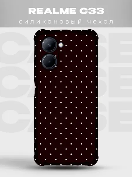 Чехол на Realme C33 в горошек Polka Dot PRINTberries