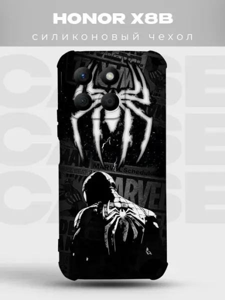 Чехол на Honor X8B Человек-паук Нуар spider noir марвел PRINTberries
