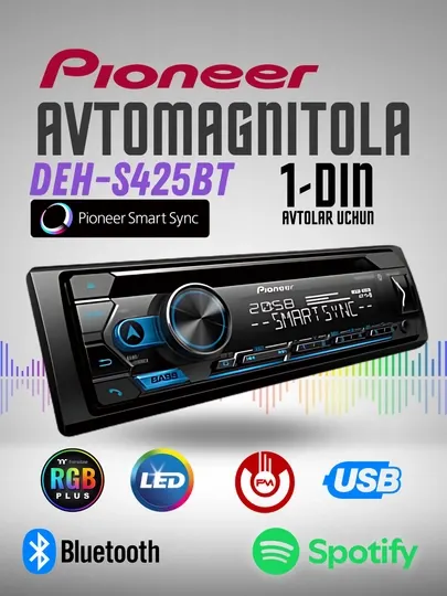 Автомагнитола Pioneer DEH-S4250BT