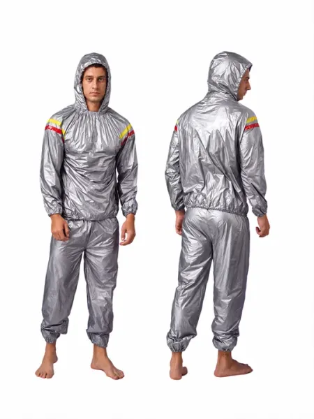 Термокостюм сауна для тренировок, унисекс, PVC S-4XL - Одежда, пояса и пластыри для похудения