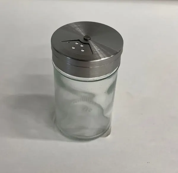 Солонка-перечница, 100мл, 7.8x4.5x4.5см, прозрачный