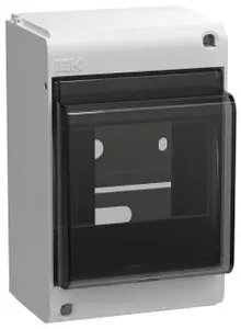 Щит распределительный навесной КМПн -4 IP30 белый IEK
