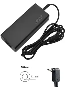Зарядное устройство для ноутбука Acer, TRAVELMATE X3 TMX314-51-M-72UR, 19V - 2,37А, (Штекер: 3.0-1.1мм) 45 Вт Slim