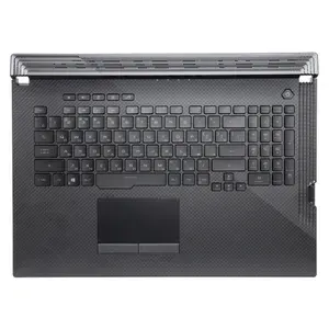 Топ-панель с клавиатурой для ноутбука Asus ROG Strix G731GW / Asus ROG Strix G731GV - черная с RGB подсветкой PER KEY