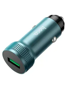 Автомобильное зарядное устройство Hoco Z49A (QC 3.0 18W) 1USB, черный / быстрая зарядка в прикуриватель