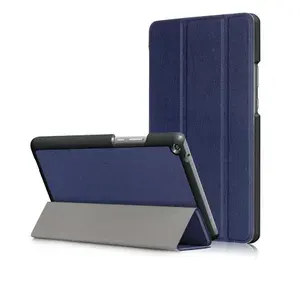 Чехол на Huawei MediaPad T3 8.0 LTE (KOB-L09/W09), умный с магнитом, темно-синий