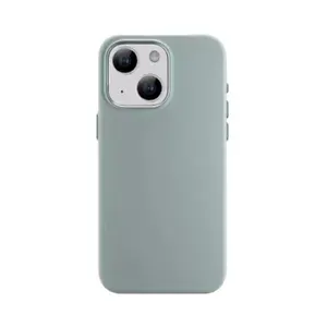 Чехол для iPhone 15 (6.1") Memumi силикон бирюзовый
