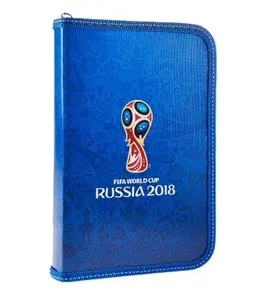 Пенал Кубок, с 1 отделением, синий. Чемпионат мира FIFA 2018
