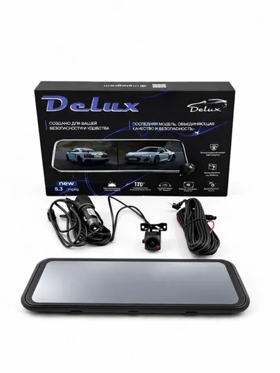Видеорегистратор DELUX FULL HD, с сенсорным экраном