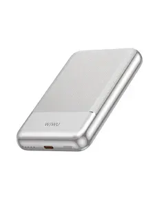 Магнитный внешний аккумулятор Wiwu Silver Seraph Alloy Unibody Power Bank 10000mAh (Wi-P089) - серебристый
