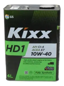 Kixx HD1 CI-4/SL 10W-40 Масло моторное, Синтетическое, 4 л
