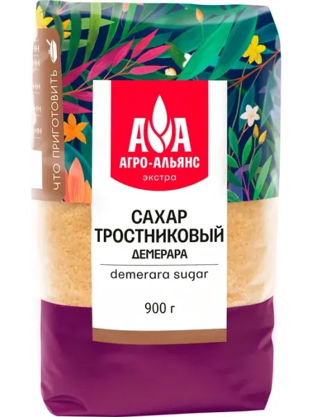 Сахар коричневый АГРО-АЛЬЯНС Экстра Demerara