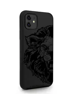 Черный силиконовый чехол для iPhone 11 Король Лев для Айфон 11